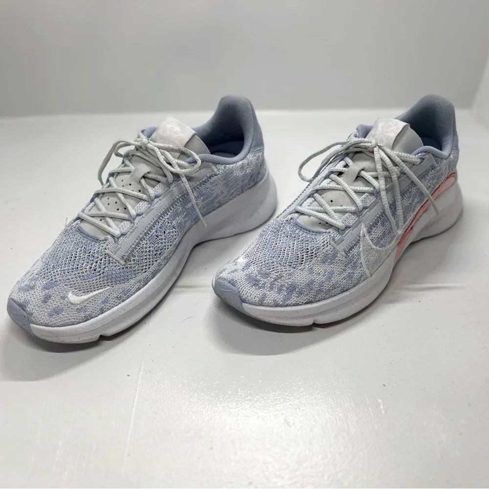 Nike SuperRep Go 3 Flyknit Next Nature Running Shoes Women’s Size 10 Blue Gray P
